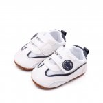 Adidasi alb cu bleumarin pentru baietei Baby 3-6 luni marime 18