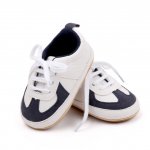 Adidasi pentru copii 6-9 luni marime 19 alb cu gri petrol