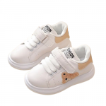 Adidasi alb cu insertie crem Teddy marime 24