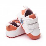 Adidasi pentru copii Always albi cu insertii portocalii 3-6 luni marimea 18