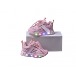 Adidasi roz cu luminite Seika marime 22