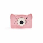 Aparat foto video digital pentru copii Hoppstar Rookie Cat Pink
