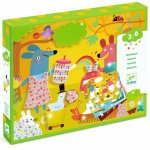 Joc creativ pentru copii Djeco colaj cu spuma autoadeziva