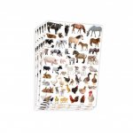 Set 300 autocolante Deco Animale domestice