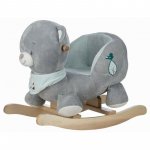 Balansoar pentru copii Free2Play Max the Bear Blue din lemn 18 luni+