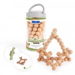 Margele flexibile Guidecraft BendiBeads Natural