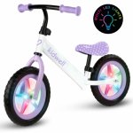 Bicicleta fara pedale Kidwell Rebel Dots, roti din spuma eva cu lumini led