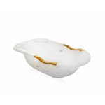 Cadita Babyjem transparenta cu dop de scurgere