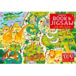 Carte si puzzle pentru copii Usborne At the zoo