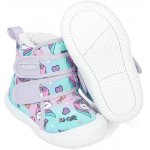 Cizme imblanite cu imprimeu ponei pentru fetite marime 26