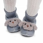 Botosei imblaniti gri pentru bebelusi Oita 3-6 luni marime 18