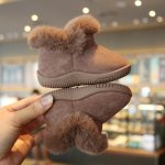 Ghetute maro scurte imblanite marime 25