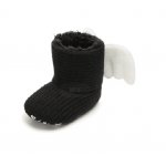 Cizmulite negre cu aripioare 6-9 luni marime 19