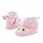 Ghetute pentru fetite Pink teddy 6-9 luni marime 19