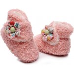 Botosei roz pentru fetite Floricica 9-12 luni marime 20