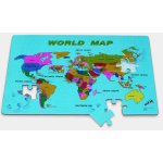 Covoras puzzle de joaca din spuma 54 piese 60x90 cm