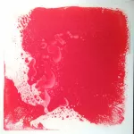 Covoras tip puzzle pentru copii Car Boy Safety Liquid Floor rosu 50x50 cm