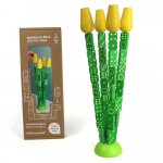 Domino Tulips cu piese stivuibile din lemn Milaniwood