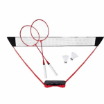 Set de badminton Donnay cu fileu si 2 rachete