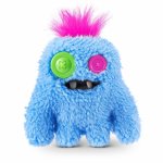 Jucarie de plus 9 cm Fuggler bebe ciudatei SaBQuoosh blue