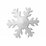 Set 3 fulgi de nea din polistiren 17 cm