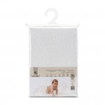 Husa protectie impermeabila pentru saltea 120x60 cm din bumbac, prindere cu elastic