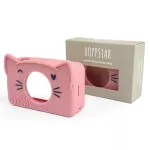 Husa silicon pentru aparat Rookie pisica Pink