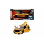 Masinuta metalica Fast and Furious Lamborghini Gallardo auriu scara 1:24