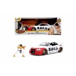 Set figurina metalica si masinuta Nissan Skyline gtr scara 1:24