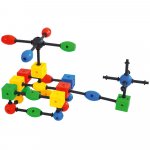 Set de constructii 3-D Connect Vinco multicolor 140 piese