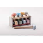 Jucarie din lemn Cubika Claunii saritori Pastel