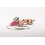 Jucarie din lemn Cubika Prietenul meu catelusul Pastel