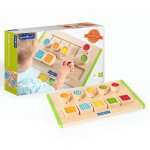 Labirint tactil de potrivire Guidecraft din lemn