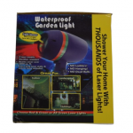 Proiector de lumini cu figurine Craciun rosu cu verde