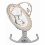 Leagan balansoar FreeOn Elite Beige cu 12 melodii, 5 viteze de balansare si 3 pozitii de reglare a spatarului