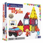 Set magnetic 27 piese Magna-Tiles Fire Rescue