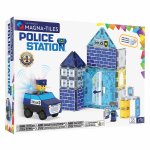 Set magnetic 35 piese Magna-Tiles Police Station