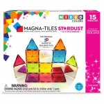 Set 15 piese magnetice cu sclipici si oglinzi Magna-Tiles Stardust