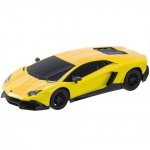 Masina cu telecomanda Lamborghini Aventador galben scara 1:24