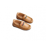 Mocasini eleganti maro pentru baietei marimea 27