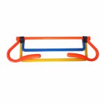 Obstacol reglabil pe inaltime 3 in 1 multicolor