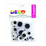 Set 50 ochisori Deco alb-negru