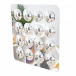 Oglinda acrilica mare Commotion cu 16 cupole