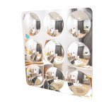 Oglinda senzoriala acrilica gigant Commotion cu 9 cupole