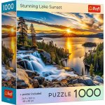 Puzzle Trefl colectia sua apus de soare uimitor la lac 1000 piese