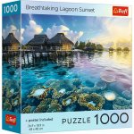 Puzzle Trefl colectia sua apus de soare uluitor pe laguna 1000 piese