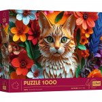 Puzzle Trefl editia aniversara 3D pisica 1000 piese