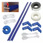 Pachet 14 sisteme de siguranta Car Boy Safety albastru 24x50x22x6 mm