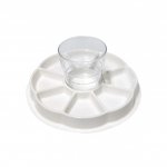 Paleta pentru amestecarea culorilor cu pahar