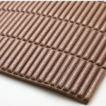 Panou protector pentru pereti Car Boy Safety maro din spuma 600x900x5 mm